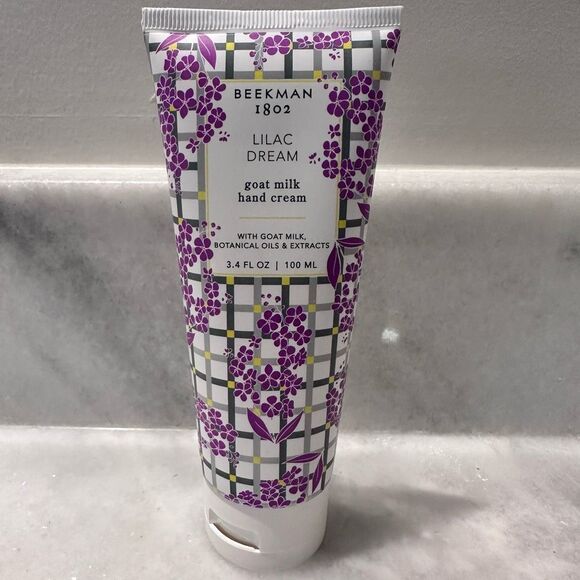 NWT Beekman 1802 Lilac Dream Goat Milk Hand Cream Lotion 100ml - Picture 1 of 2